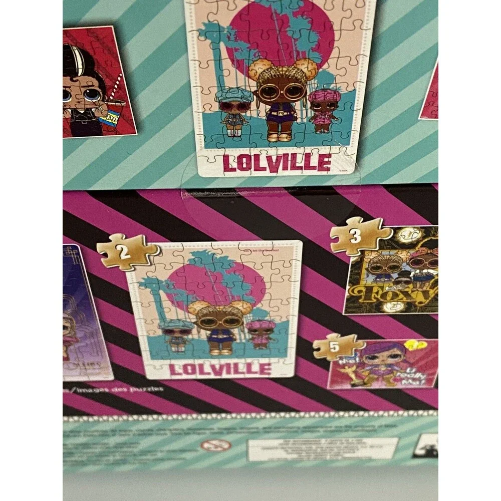 Girls LOL Surprise Dolls 8-Puzzle Pack 48 Pieces Per Puzzle - New